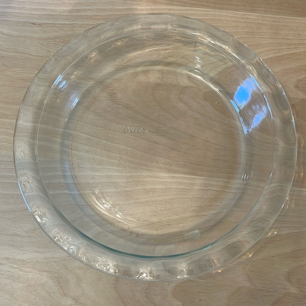 Pyrex USA C209 28 11 9.5 Inch Blue Glass Pie Plate